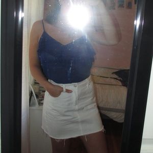 Sheer Blue Tank Top